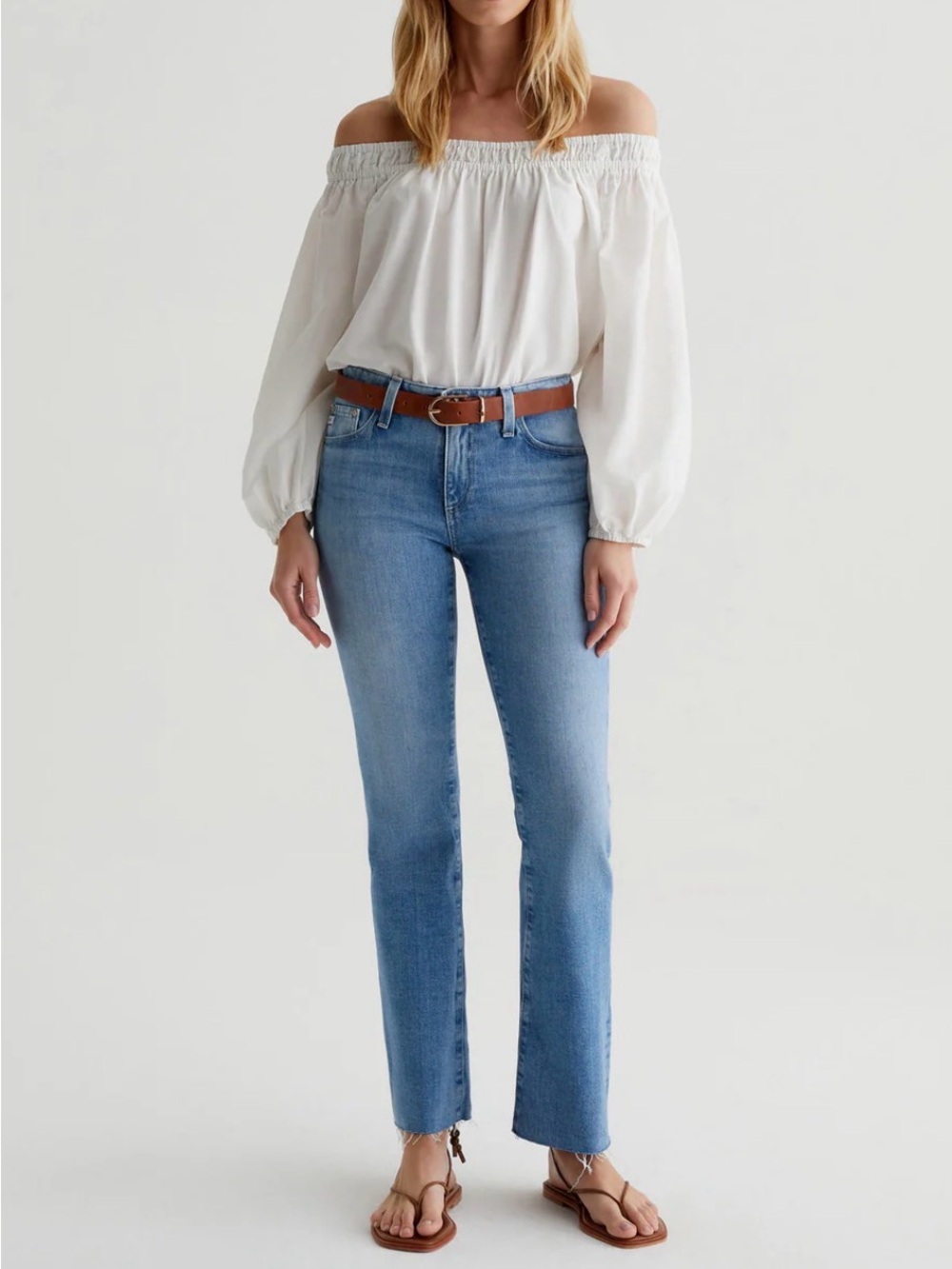 Ag Adriano Goldschmied Anngel Low rise boot cut jeans